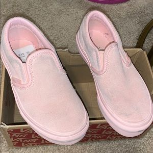 Light pink suede vans